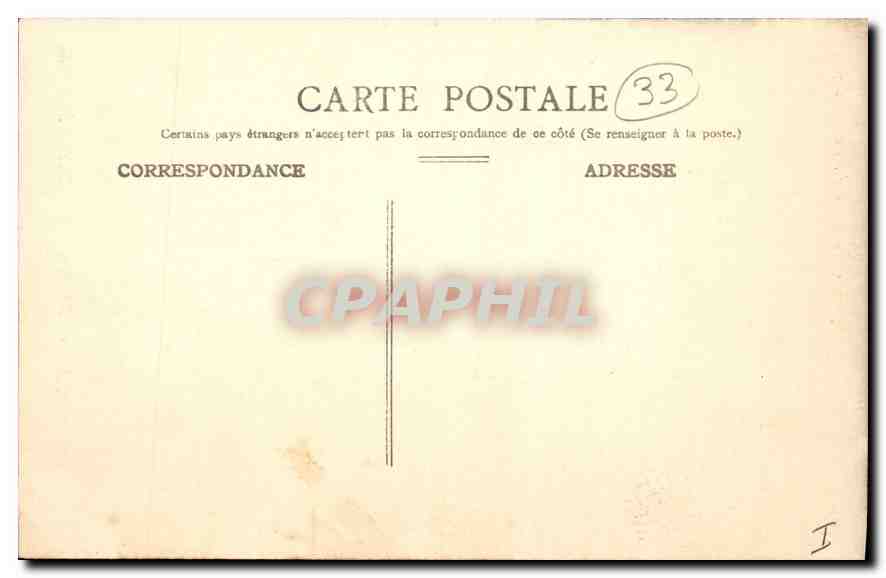 CPA Bordeaux La Cathedrale les Fleches — Verso