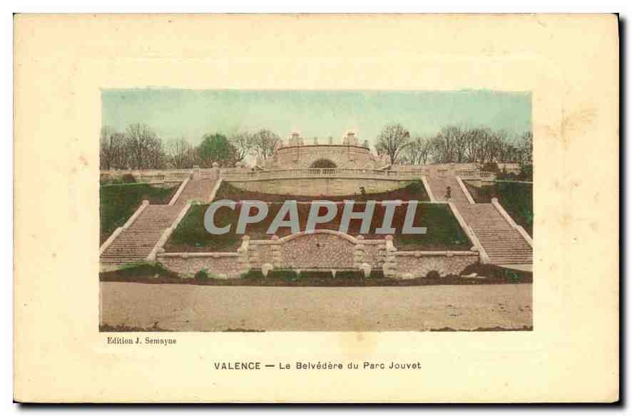 CPA Valence le Belvedere du Par Jouvet