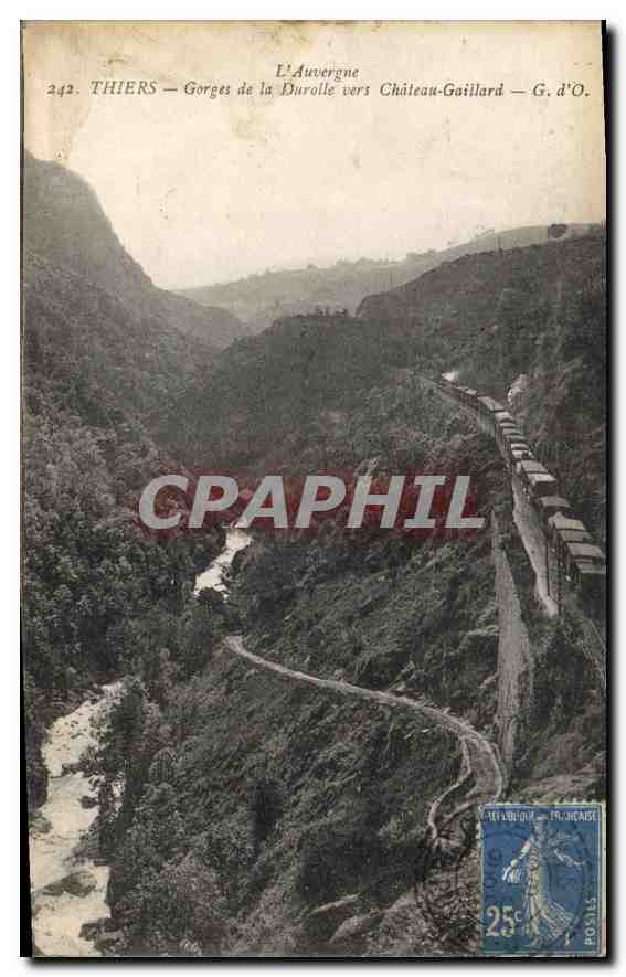 Gorges de la Durolle vers Château-Gaillard — Thiers — G. d'O.