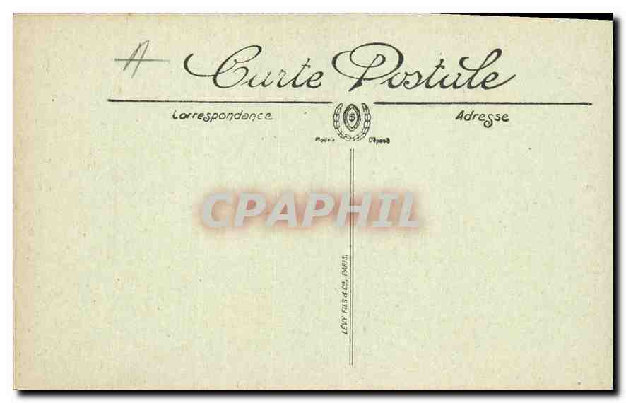CPA Contrexeville l'Hotel Cosmopolitain — Rückseite