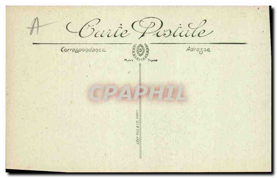 CPA Contrexeville Grand Hotel de Paris — Rückseite