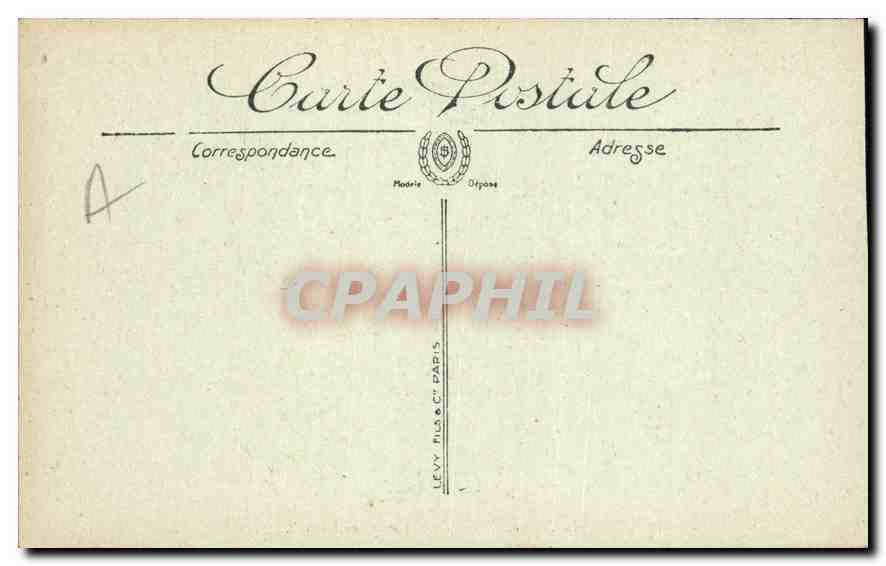 CPA Contrexeville Le Parc et l'Hotel de la Souveraine — Back