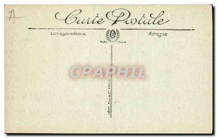 CPA Contrexeville le Casino — Rückseite