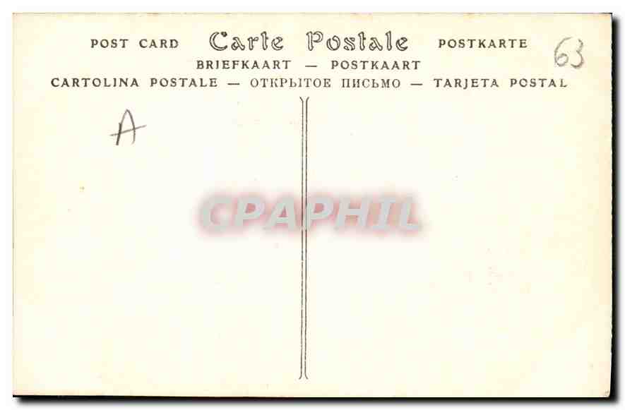 CPA Montferrand (Puy de Dome) Maison dite des Centaures Porte du XVIe siecle — Verso