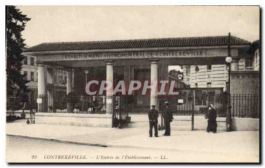 CPA Contrexeville L'Entree de l'Etablissement