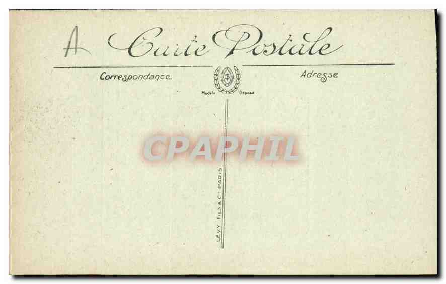 CPA Contrexeville La Grande Rue et l'Hotel Moderne — Rückseite