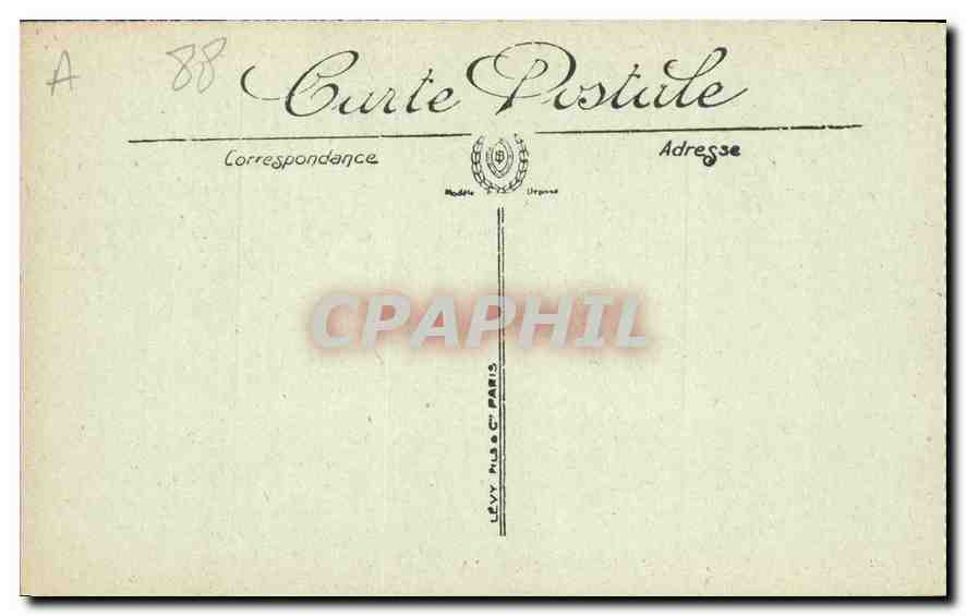 CPA Contrexeville Le Casino — Rückseite
