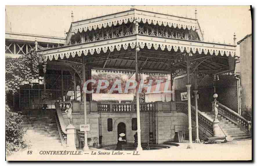 CPA Contrexeville Lecler