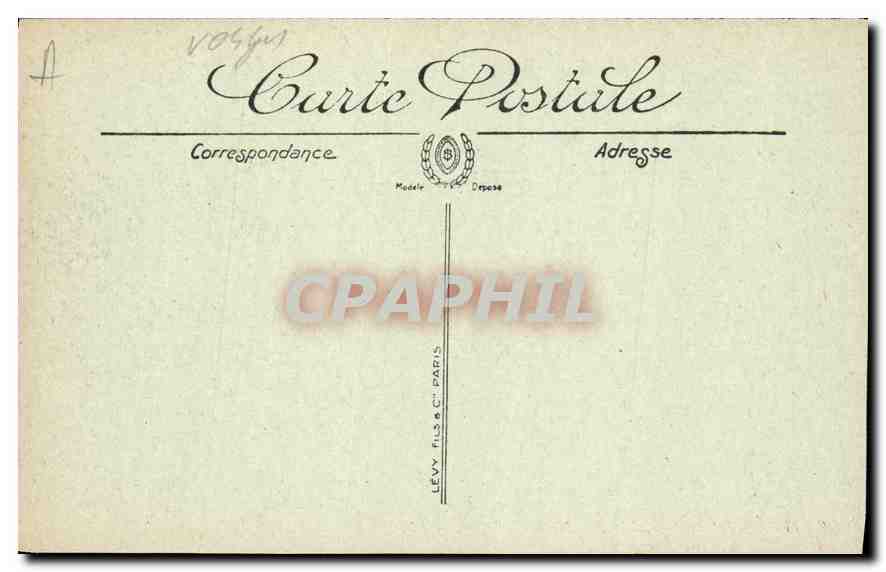 CPA Contrexeville Lecler — Rückseite