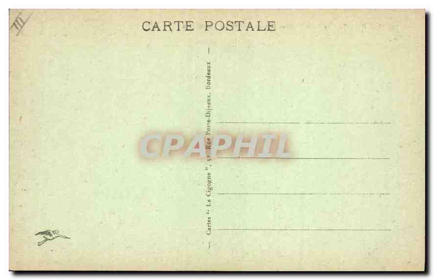 Bordeaux - La Gare St-Jean (Départ) et l'Hôtel Terminus — éditeur anonyme, n° 14 — Verso