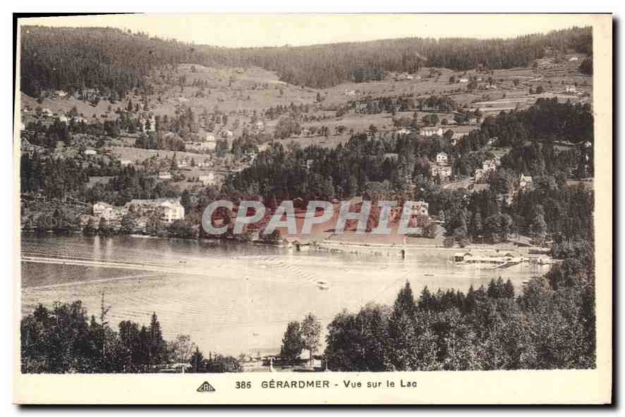 CPA Gerardmer Vue sur le Lac