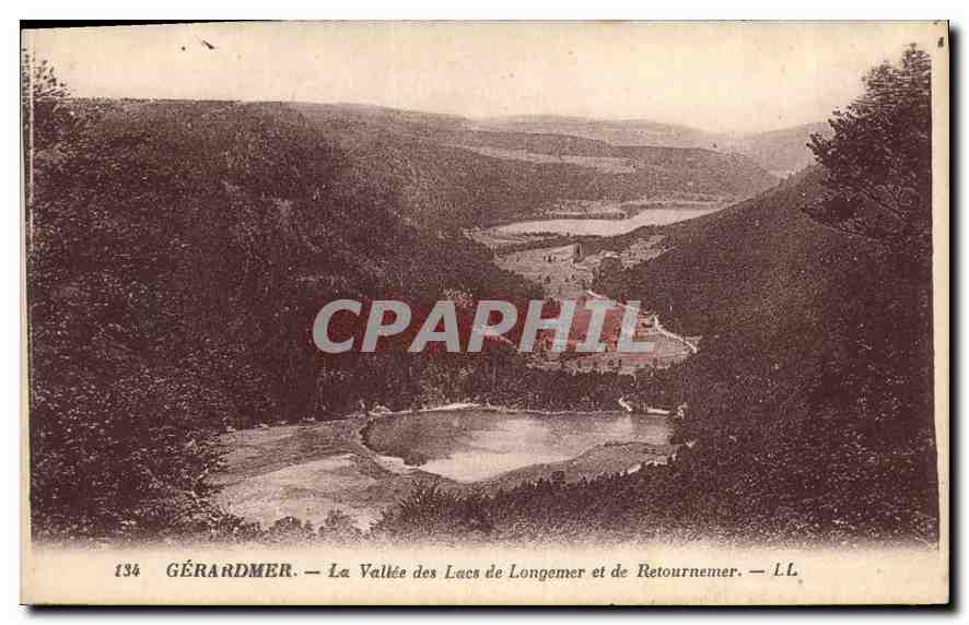 CPA Gerardmer La Vallee des Lacs de Longmer et de Retournemer