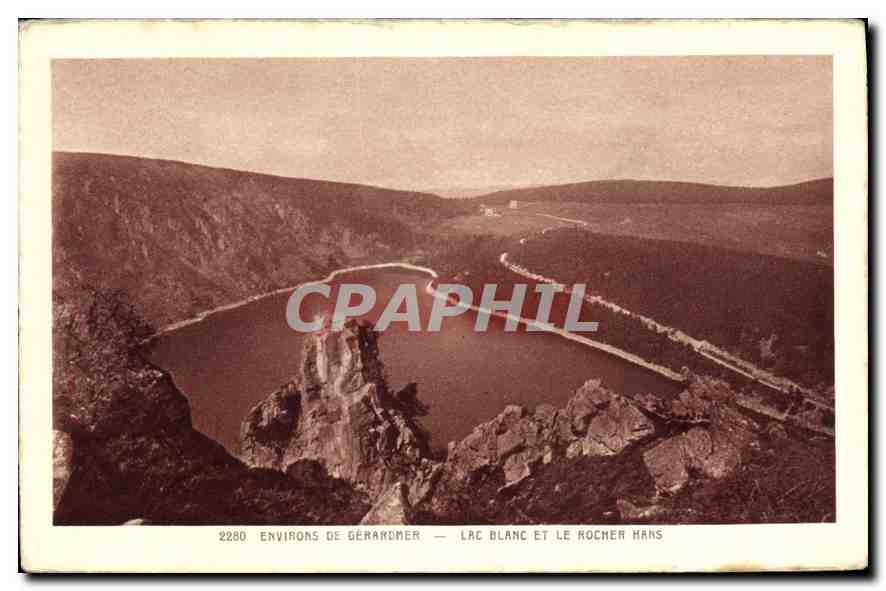Environ de Gérardmer — Lac Blanc et le Rocher Hans — n° 2280