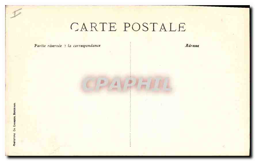 Bordeaux — Les Colonnes Rostrales — C. B — Rückseite