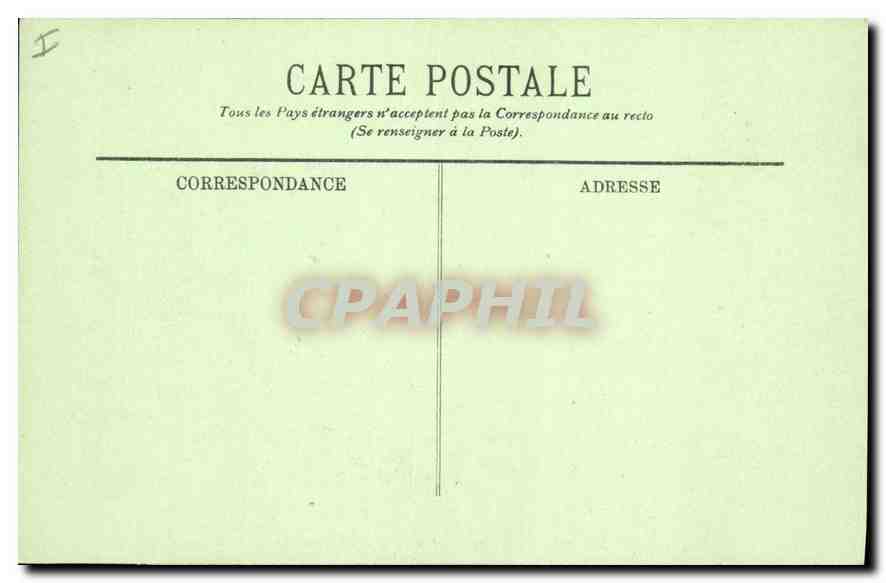 CPA Bordeaux Le Monument des Girondins et la Place des Quiconces — Verso