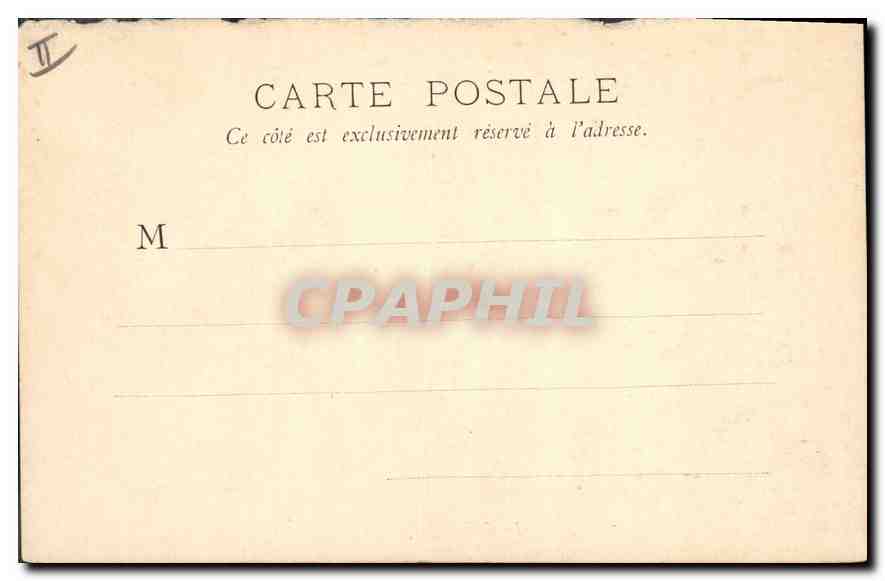 CPA Bordeaux La Grosse Cloche — Verso