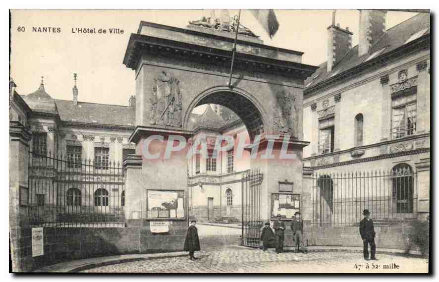 CPA Nantes L'Hotel de Ville