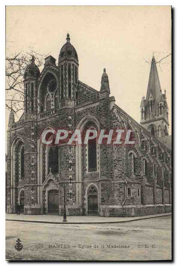 CPA Nantes Eglise de la Madeleine