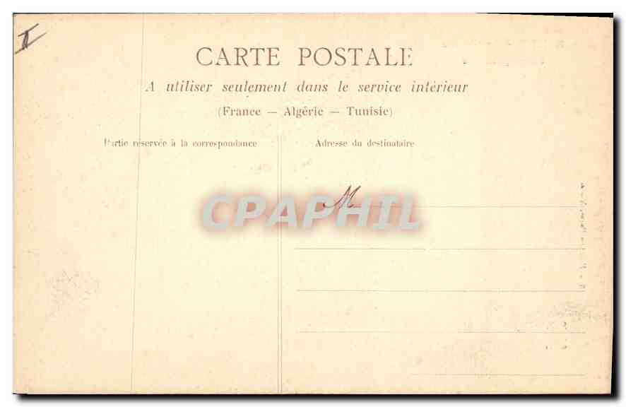 CPA Nantes Le Chateau Entree principale — Verso