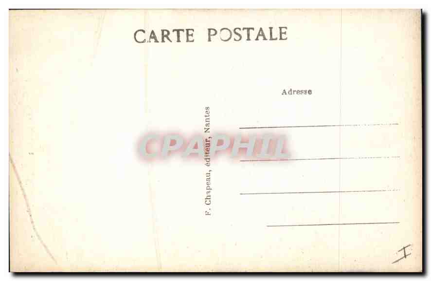 CPA Nantes La Porte Saint Plerre — Verso