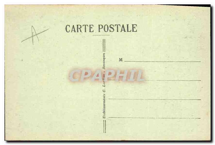 Vallée du Doubs à la Malate — Besançon — Éditeur C. Lavitier — Reverso