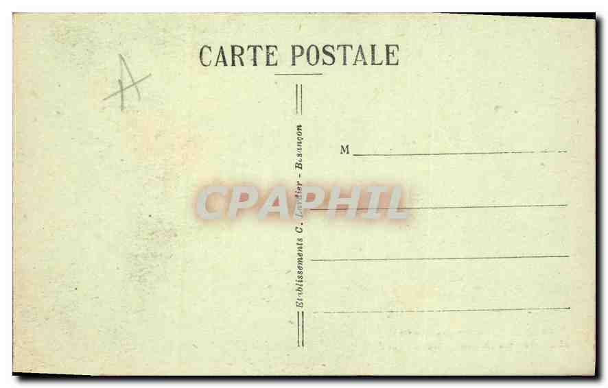 Vallée de Casamène - Île Malpas — BESANÇON-les-BAINS, n°99, éditeur C.L.B. — Rückseite