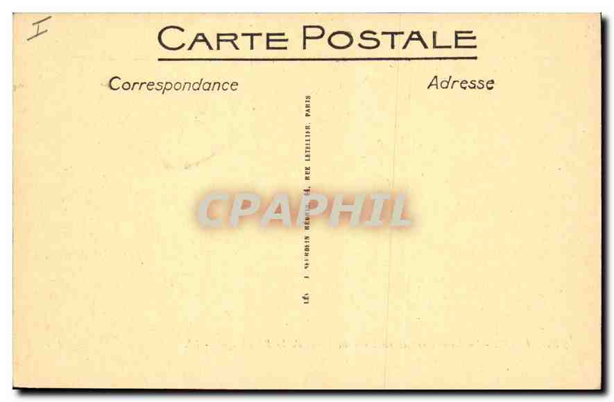 CPA Lyon Le Monument Carnot sur la Place de la Republique — Verso