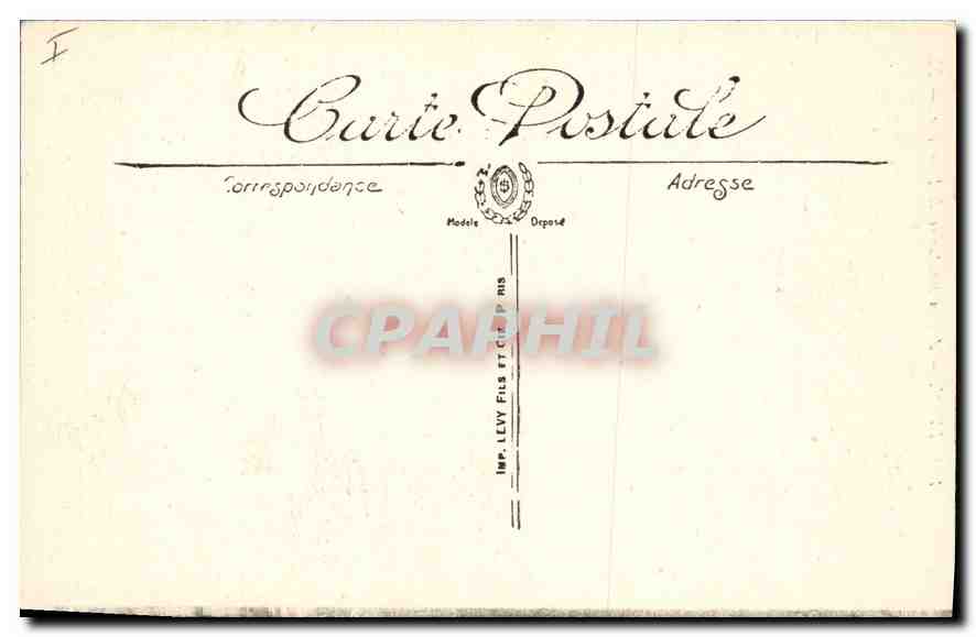CPA Lyon Ancien Sanctuaire de Fourviere — Verso