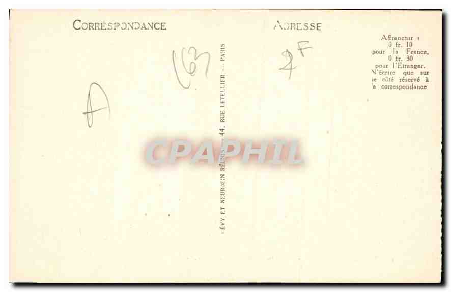 CPA Montferrand Maison de l'Annonciation — Verso