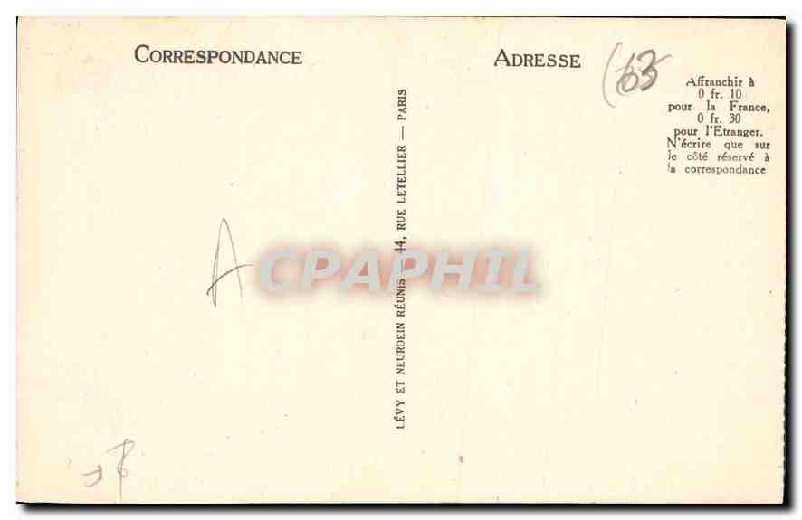 CPA Montferrand Maison dite de Lucrece Porte de la Vierge — Verso