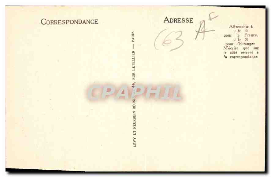 Montferrand - Maison du XVᵉ siècle - ND — Verso