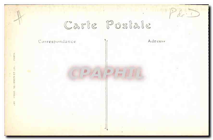 CPA Montferrand Maison de Lucrece — Verso