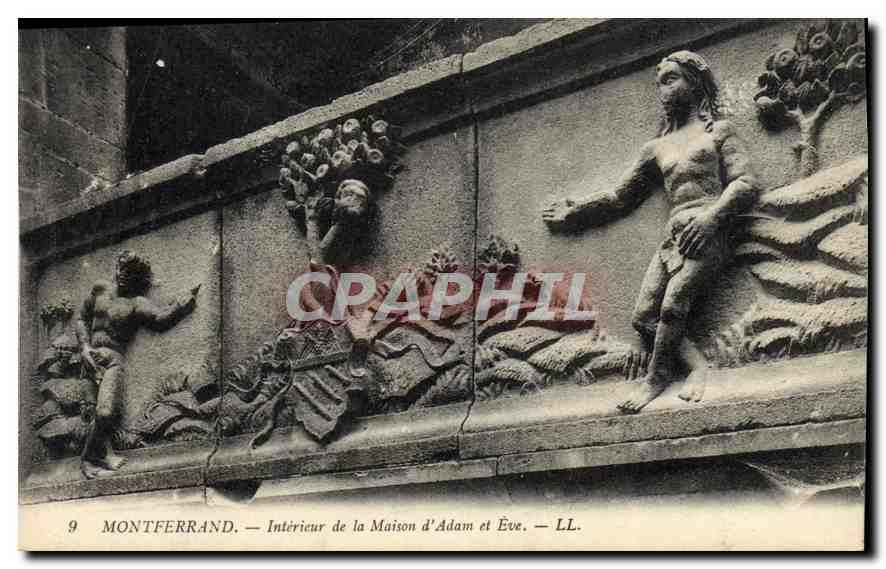 CPA Montferrand Interieur de la Maison d'Adam et Eve