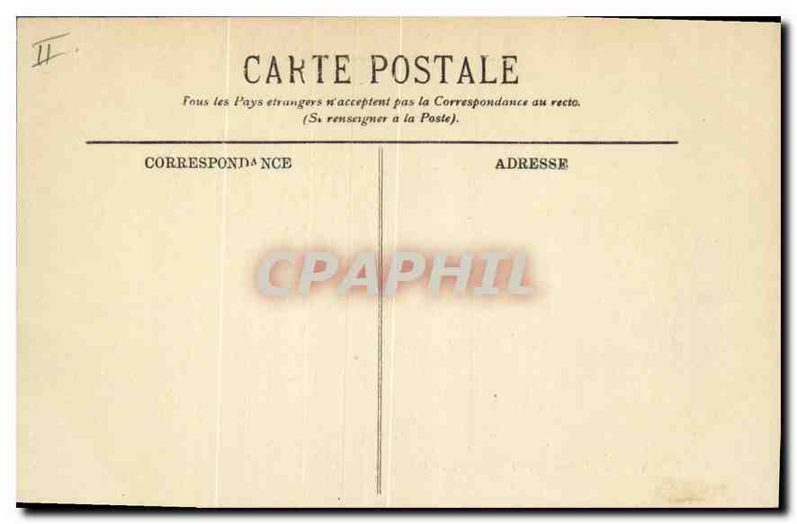 CPA Lyon La Cathedrale et le Coteau de Fourviere — Verso