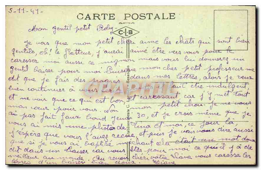 CPA Site Pittoresque de Franche Comte Vallee de la Loue Scey en Varais Le Miroir — Rückseite