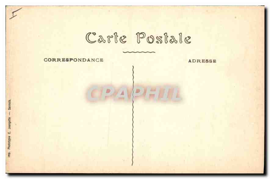 CPA Bordeaux La Place de la Comedie — Verso