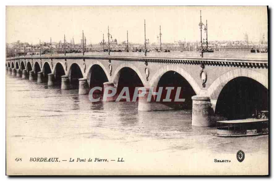 CPA Bordeaux Le Pont de Pierre
