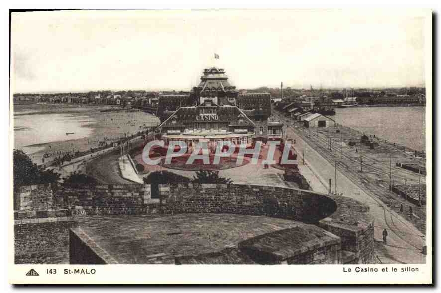 St-Malo — Le Casino et le sillon — CPAPHIL 143