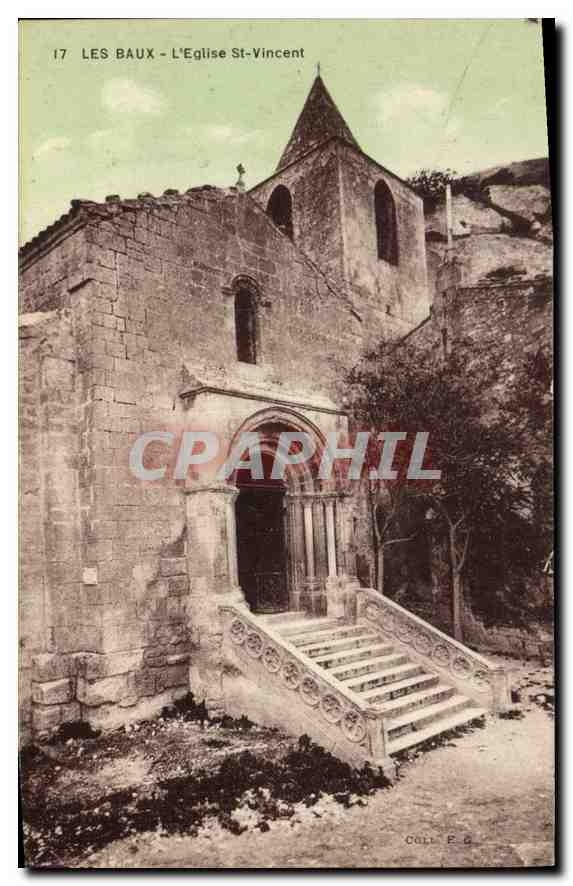 Les Baux - L'Église Saint-Vincent — éditeur Coll. P. G. n°17
