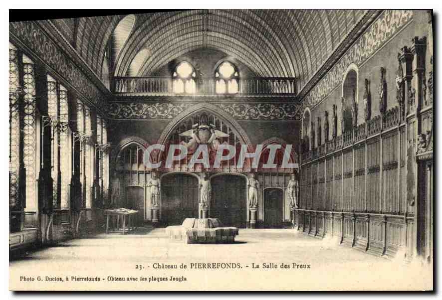 CPA Chateau de Pierrefonds La Salle des Preux