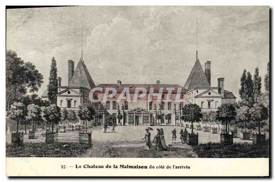 CPA Le Chateau de la Malmaison du Cote de l'arrivee