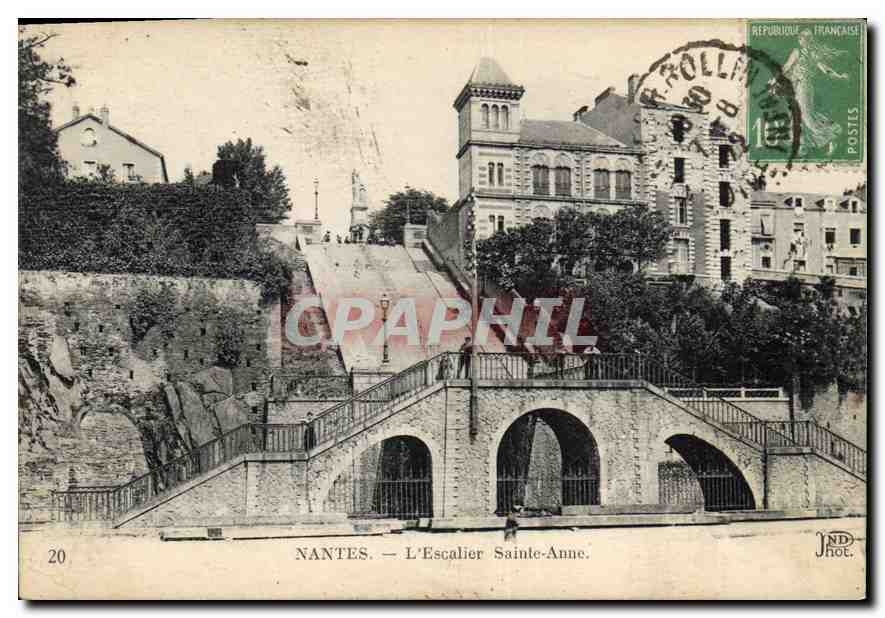 CPA Nantes L'Escalier Sainte Anne