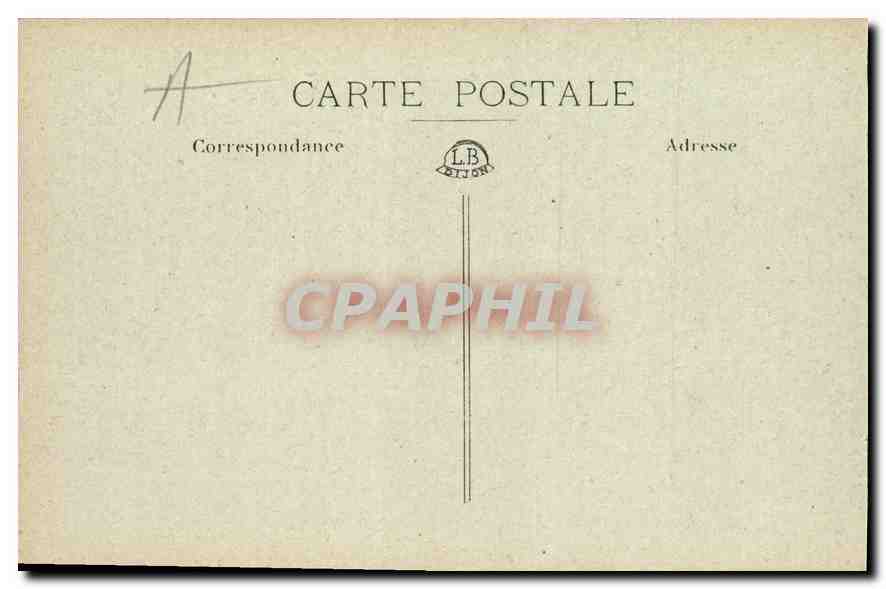 CPA Besancon Vue Generale Fortification et Citadelle — Rückseite