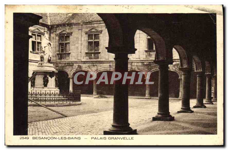CPA Besancon Les Bains Palais Granvelle