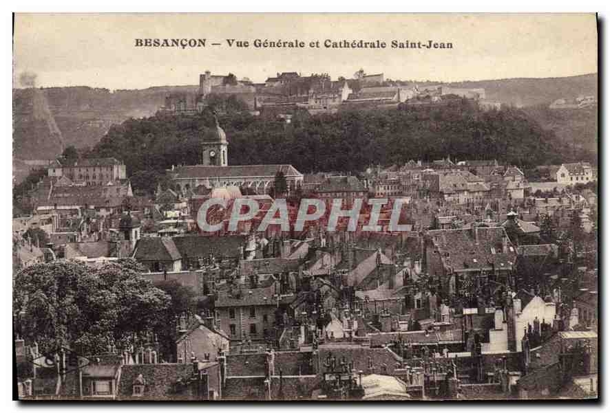 Besançon — Vue Générale et Cathédrale Saint-Jean — Édition LB