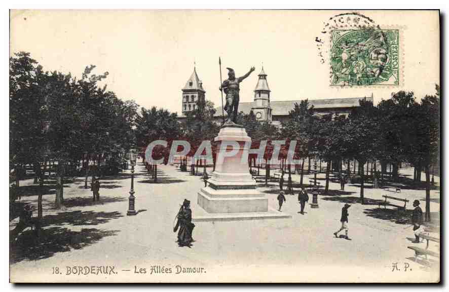 CPA Bordeaux Les Allees Damour