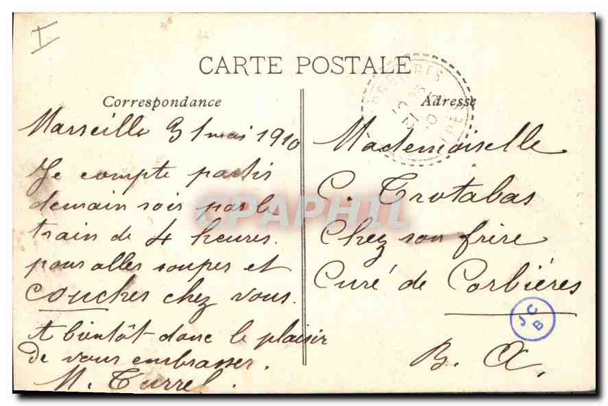 Marseille — Église Saint-Vincent-de-Paul — éditeur Neuvélaise, n° 54 — Rückseite