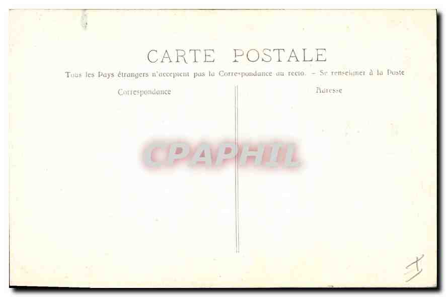 CPA Marseille l'Eglise Saint Vincent de Paul (Les Reformes) — Rückseite