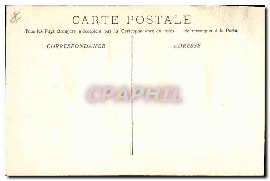 CPA Marseille L'Egslie St Vincent de Paul (Les Reformes) — Rückseite