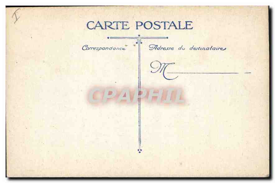 CPA Marseille Les Reformes et le Monument des Mobiles — Rückseite